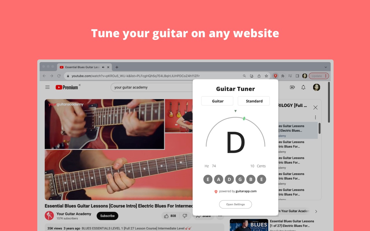 GuitarApp - Guitar Tuner screenshot
