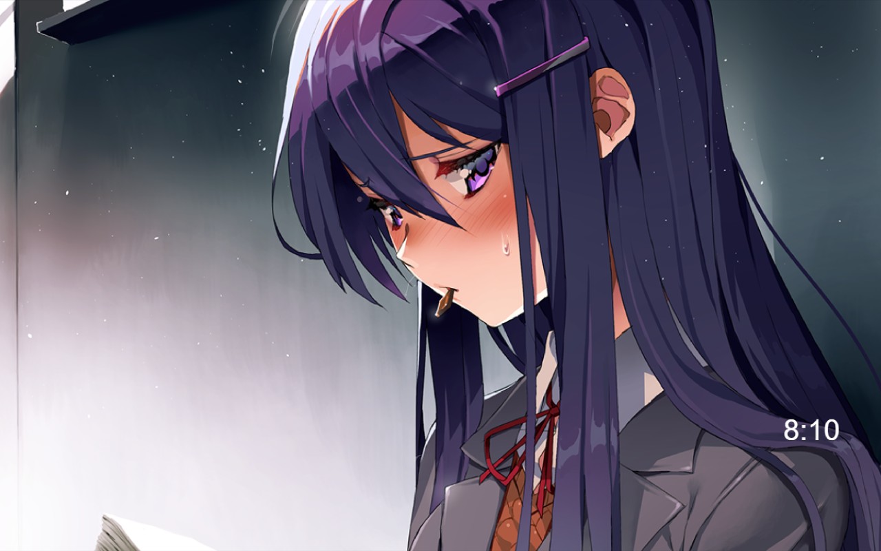 Just Yuri Screen Saver : DDLC screenshot