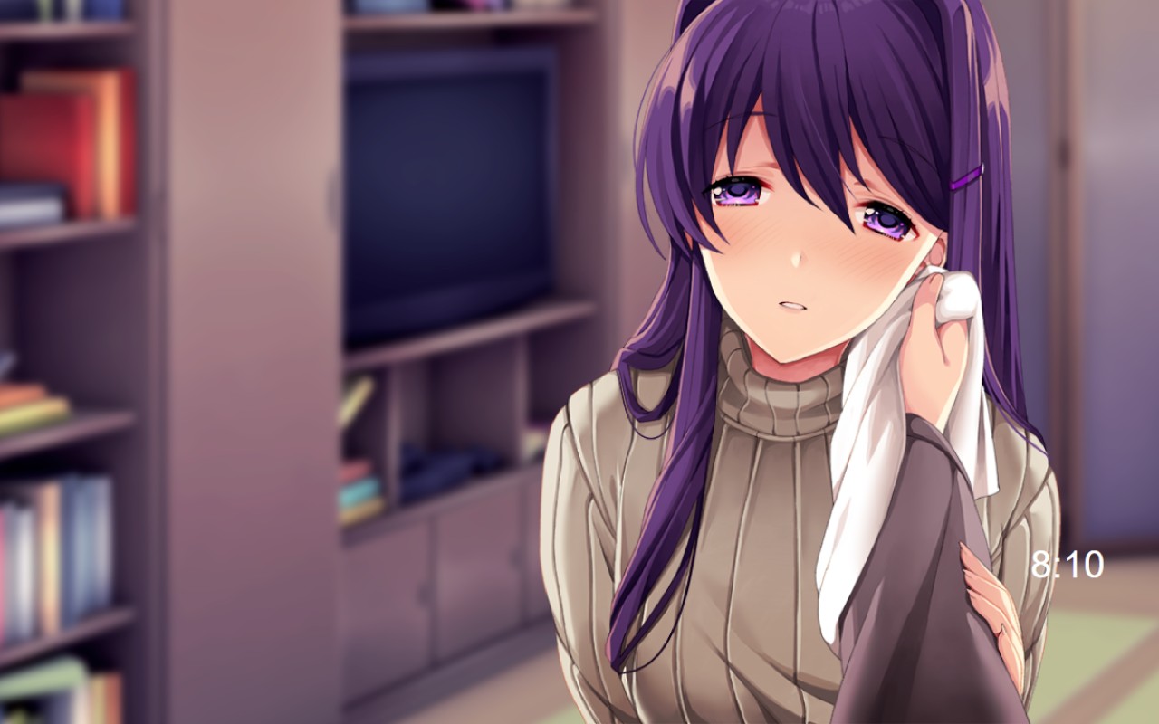 Just Yuri Screen Saver : DDLC screenshot