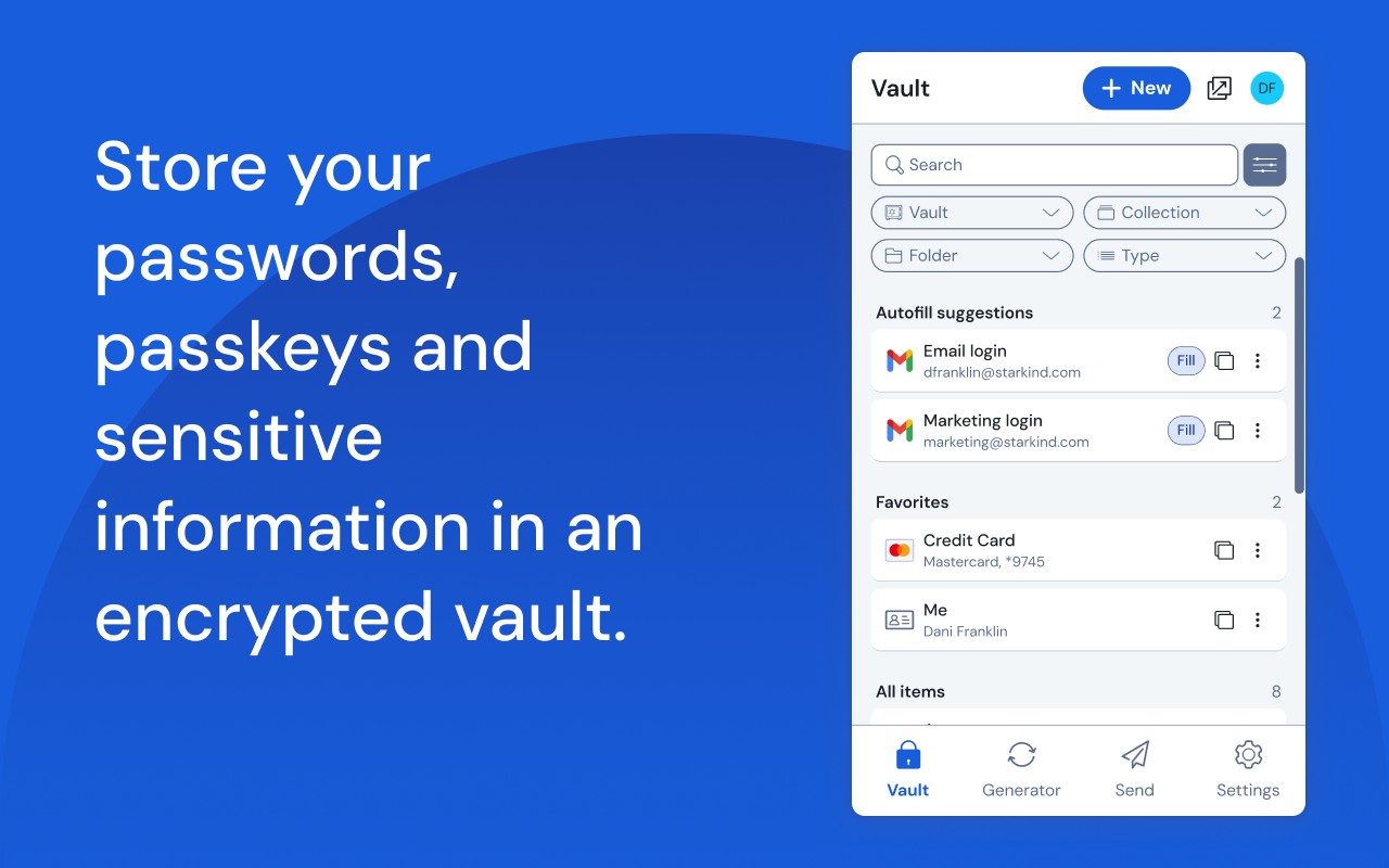 Bitwarden Password Manager screenshot