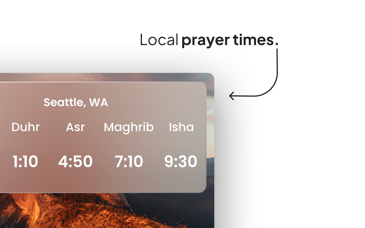 Bisma - Prayer Times screenshot