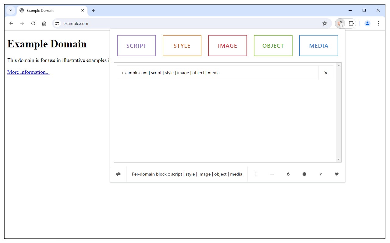 HTML Content Blocker screenshot