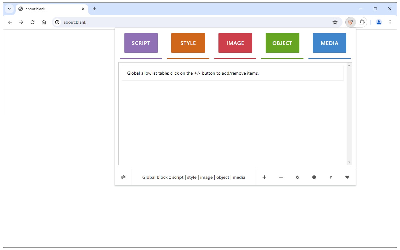 HTML Content Blocker screenshot
