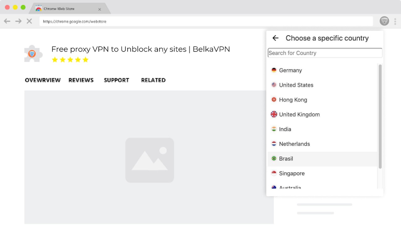 BelkaVPN is VPN, Proxy to Unblock any sites screenshot