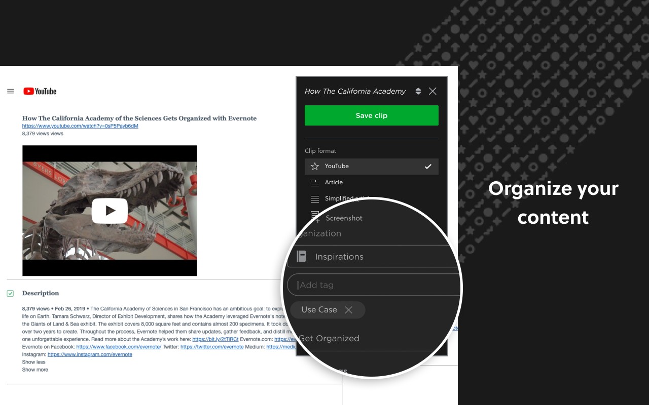 Evernote Web Clipper screenshot