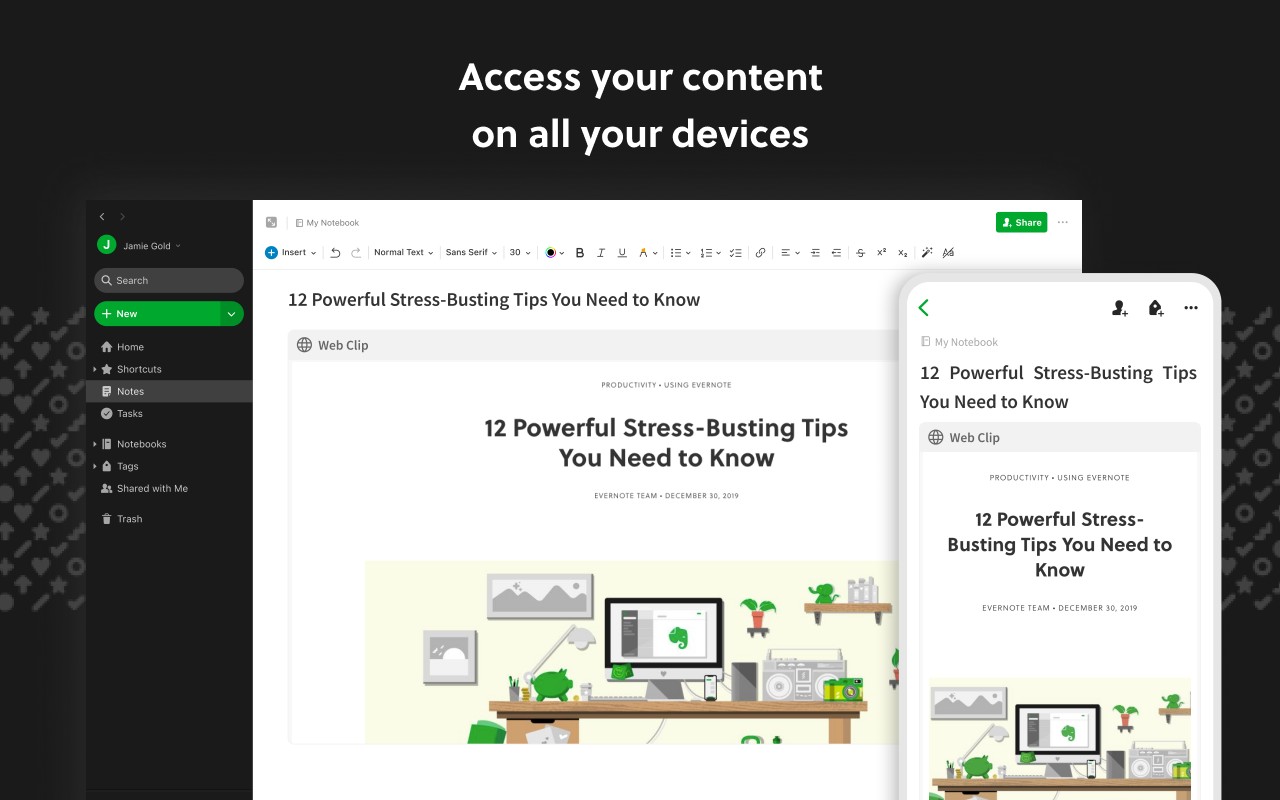 Evernote Web Clipper screenshot