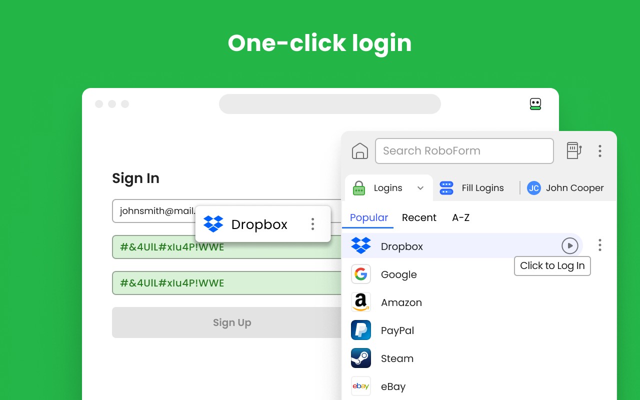 RoboForm Password Manager screenshot