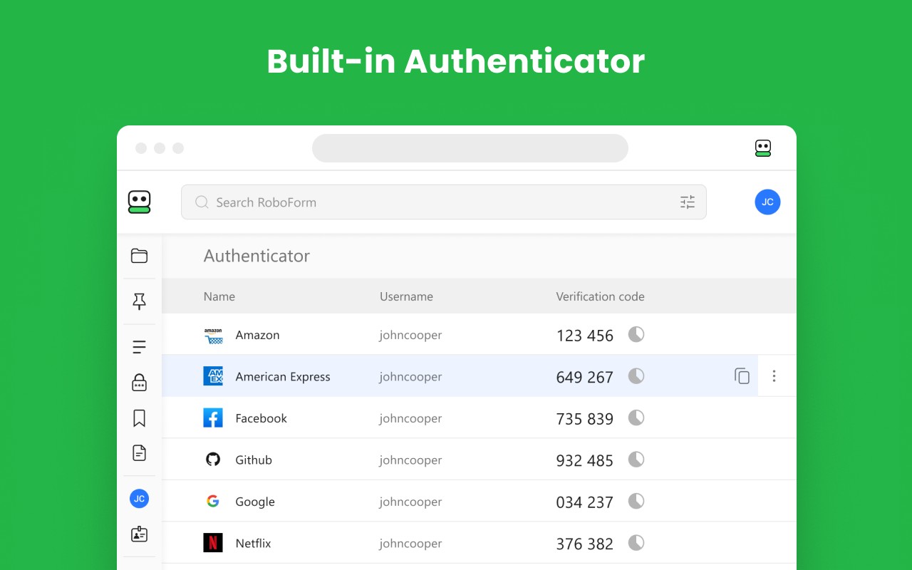 RoboForm Password Manager screenshot