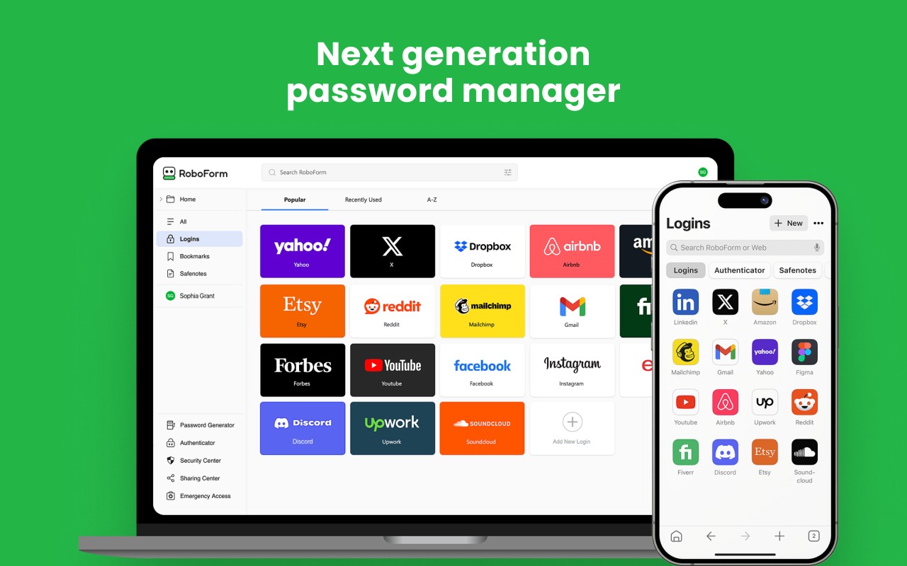 RoboForm Password Manager screenshot